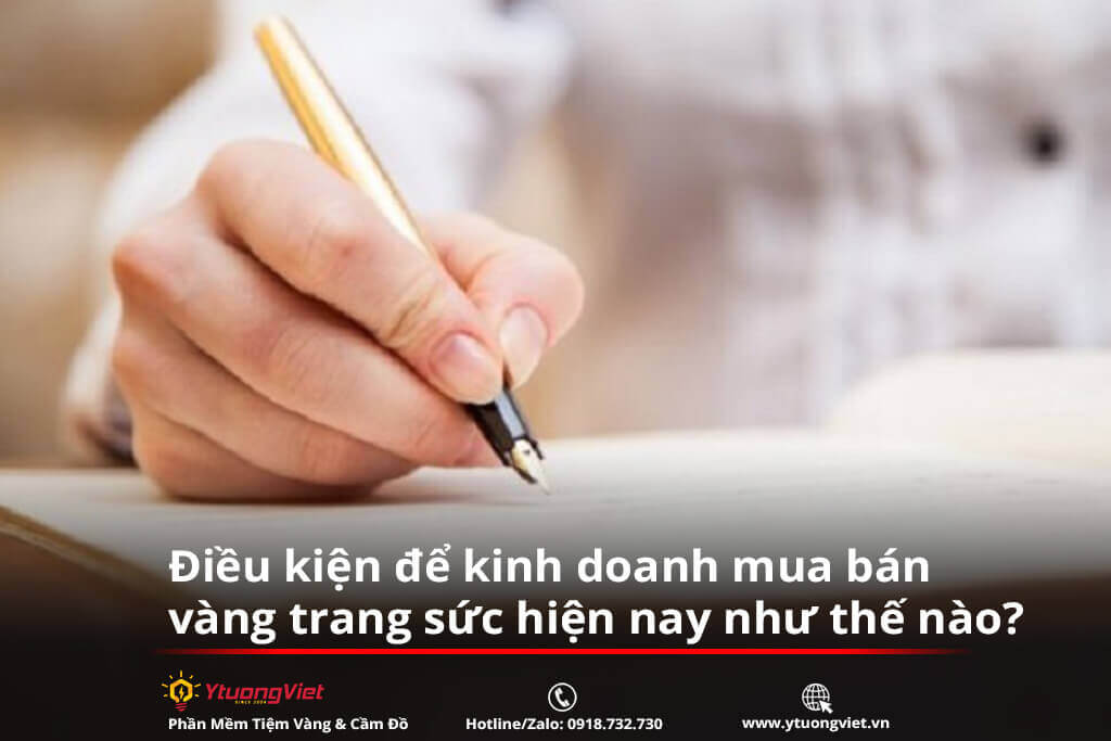 ho so dang ky kinh doanh mua ban vang