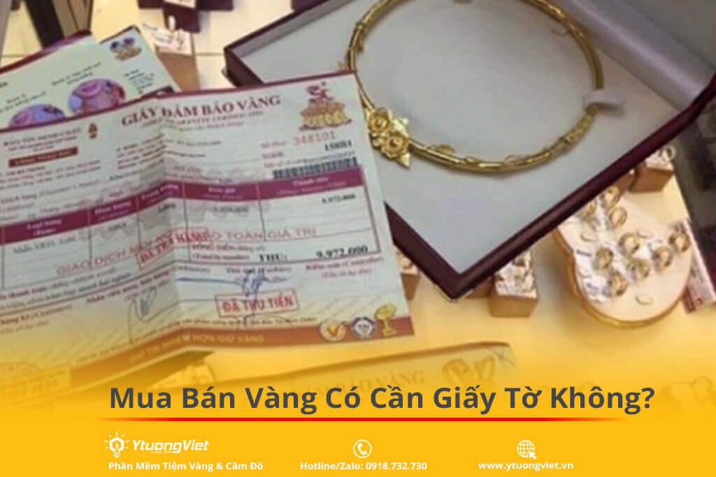 giay to khi mua ban vang