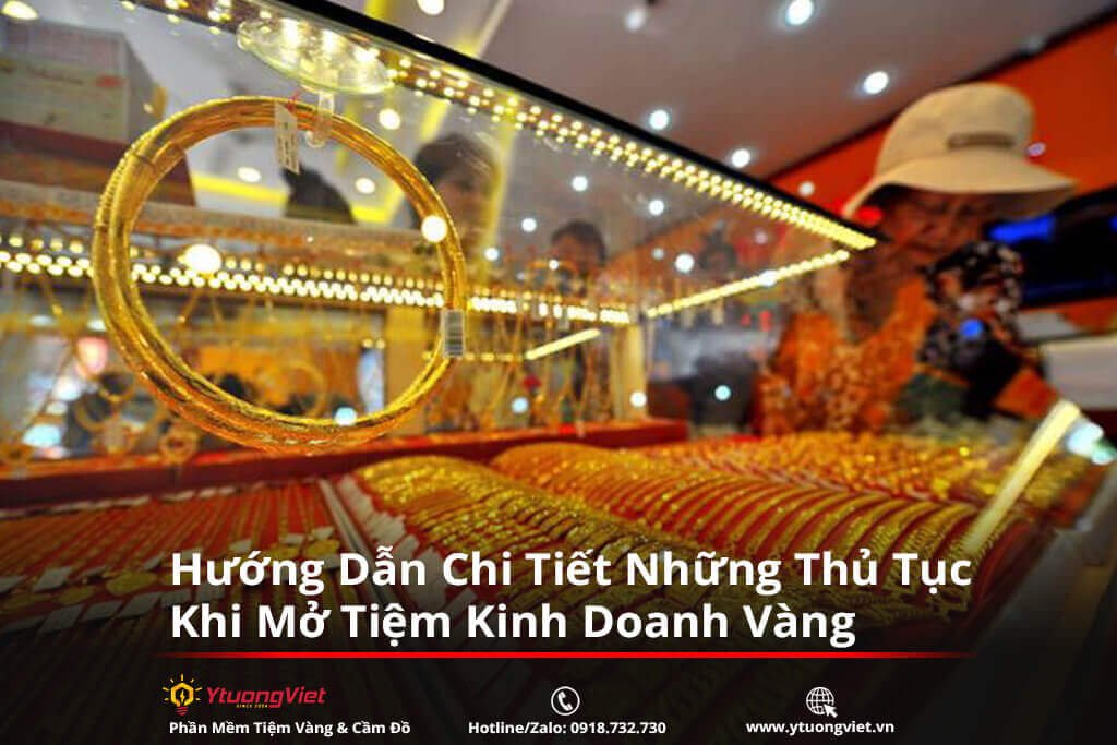 mo tiem vang can thu tuc gi